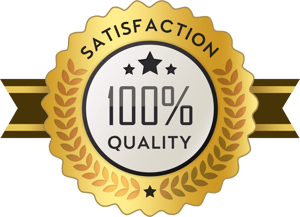 100% satisfaction quality guarantee
